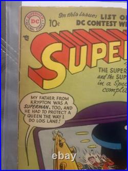 Superman #113 1957 DC Silver Age Superman Of The Past/presentaction Comic Vg-g