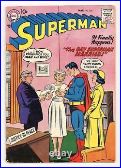 Superman #120 GD/VG 3.0 1958