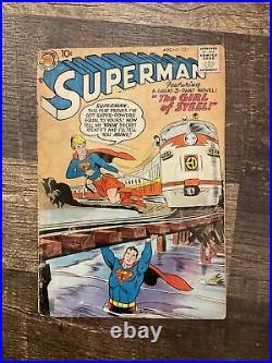 Superman #123 (1958 1st Series) Supergirl Prototype Tryout Otto Binder