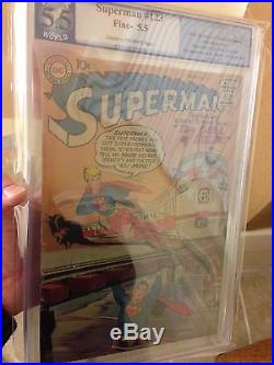 Superman #123 (Aug 1958, DC) PGX 5.5! 1st True Supergirl