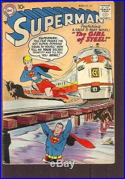 Superman #123 DC Comics Silver Age Classic Pre Supergirl Tryout (sku-82564)