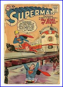 Superman #123 PR 0.5 1958 1st app.'Super-Girl