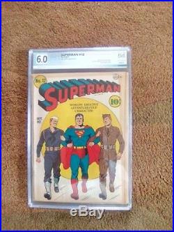 Superman #12 1941. Pgx 6.0 Fine