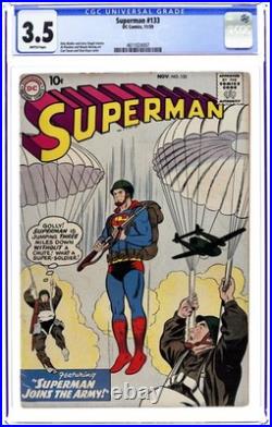 Superman #133 CGC 3.5 1959 4611024007