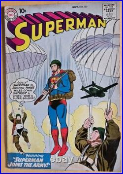 Superman #133 VG+ (4.5) DC Comics 11/59