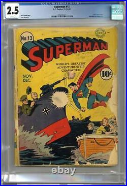 Superman #13 CGC 2.5 1941 2026761011