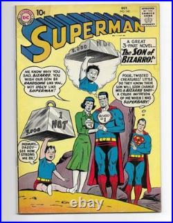 Superman 140 1960 DC Comics VG+ 4.5 Bizarro Supergirl Bizarro Lex Luthor