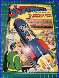 Superman 146 DC Comic Silver Age, Origin Retelling