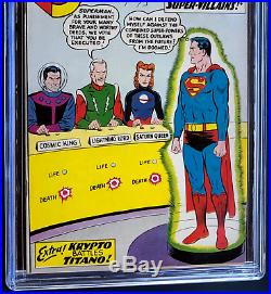 Superman #147 (dc 1961) Cgc 9.0 Scarce! 1st Legion Of Super-villains