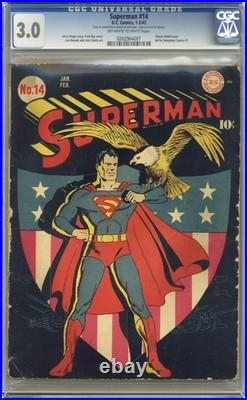 Superman #14 CGC 3.0 1942 0202964001