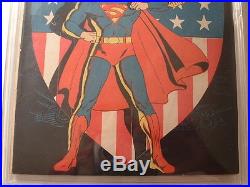Superman #14 DC 1942 Classic Patriotic Shield Cover! 4.0 Restored Grade