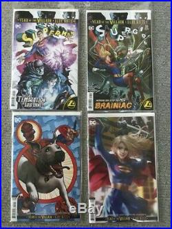 Superman #14 & Supergirl #33 Regular & Variant Covers 4 Recalled Comics NM