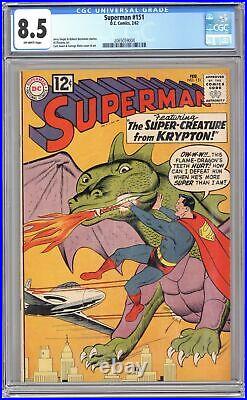 Superman #151 CGC 8.5 1962 2065059004