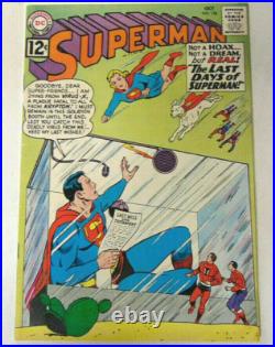 Superman #156 VF 1962 DC Comics High Grade Supergirl Legion of Super-Heroes
