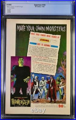 Superman #165 1963 CGC Graded 4.5 Just Graded-New Holder