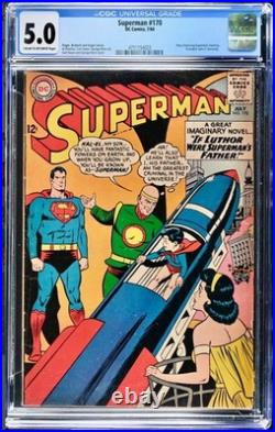 Superman #170 1964 CGC Graded 5.0 Just Graded-New Holder