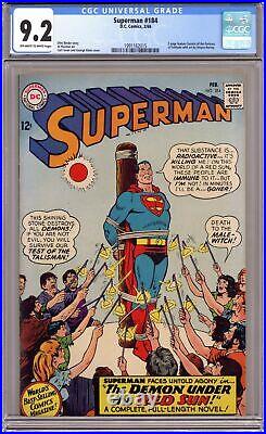 Superman #184 CGC 9.2 1966 1991162015