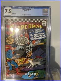 Superman #189 (DC Comics August 1966) CGC 7.5 White Pages
