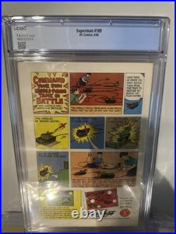 Superman #189 (DC Comics August 1966) CGC 7.5 White Pages