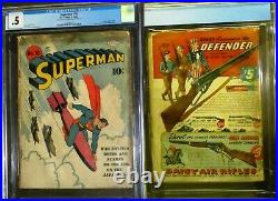 Superman #18 Cgc Graded Comic Book 1942 Issue D. C Comics