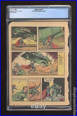 Superman (1939 1st Series) 1 CGC PG Page 7 Only 0962660006