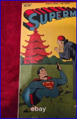 Superman (1939 1st Series) 45 GD/VG, Golden Age
