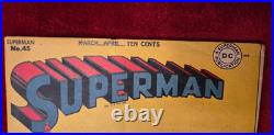 Superman (1939 1st Series) 45 GD/VG, Golden Age