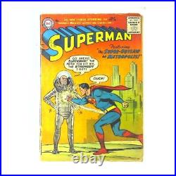 Superman (1939 series) #106 in Good + condition. DC comics y. (cover detached)