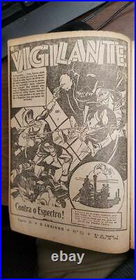 Superman 1944 O Lobinho WWII Cover Scarce #52 Brazil rare