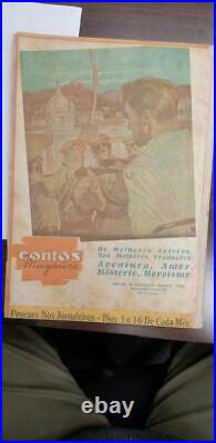 Superman 1944 O Lobinho WWII Cover Scarce #52 Brazil rare