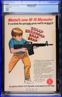 Superman #199 (1967) CGC 6.5 Key Issue Superman vs Flash Showdown