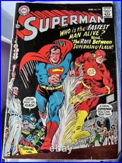 Superman #199 (1967) Grade 3.0 1st Race Against Flash Curt Swan