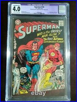 Superman #199 (Aug 1967, DC) CGC 4.0 Restored slight modification