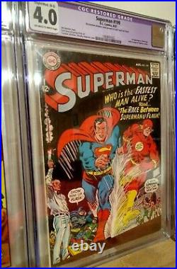 Superman #199 (Aug 1967, DC) CGC 4.0 Restored slight modification