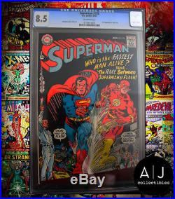 Superman #199 (DC) VF+ CGC 8.5 HIGH RES PICTURES! ALL SIDES! NICE BOOK