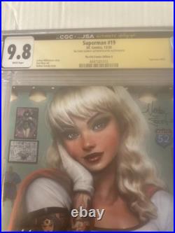 Superman #19 CGC (Yellow) 9.8 WP Supergirl Cover by Nathan Szerdy (2024)
