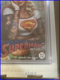 Superman #19 CGC (Yellow) 9.8 WP Supergirl Cover by Nathan Szerdy (2024)