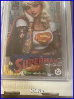 Superman #19 CGC (Yellow) 9.8 WP Supergirl Cover by Nathan Szerdy (2024)