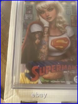 Superman #19 CGC (Yellow) 9.8 WP Supergirl Cover by Nathan Szerdy (2024)