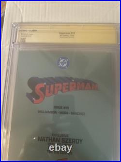 Superman #19 CGC (Yellow) 9.8 WP Supergirl Cover by Nathan Szerdy (2024)