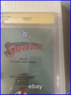 Superman #19 CGC (Yellow) 9.8 WP Supergirl Cover by Nathan Szerdy (2024)