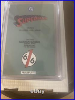 Superman #19 CGC (Yellow) 9.8 WP Supergirl Cover by Nathan Szerdy (2024)