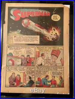 Superman #1 1939 Cgc Ng Unrestored Very Rare Lowest Priced Book On Market