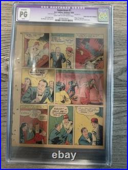 Superman #1 1939 Original Comic Page 22 Only Restored Trimmed Golden Age DC