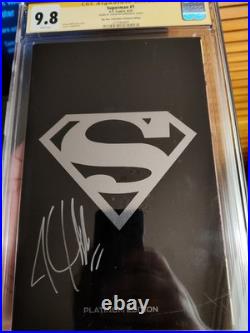 Superman #1 2023 Cgc 9.8 Signed By Joshua Williamson Btc Platinum Edition