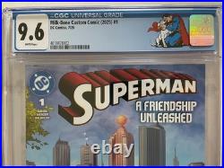 Superman 1 A Friendship Unleashed Milk-Bone CGC 9.6. Custom Krypto label