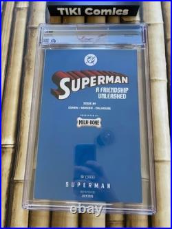 Superman 1 A Friendship Unleashed Milk-Bone CGC 9.6. Custom Krypto label
