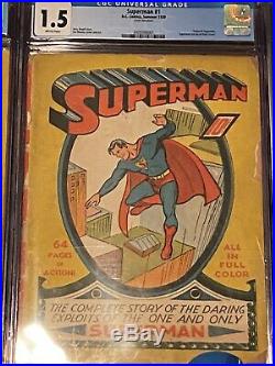 Superman #1 CGC 1.5 1939
