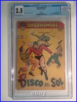 Superman #1 CGC 2.5 Comic Book Spain Variant 1958 SUPERHOMBRE VERY VERY SCARCE