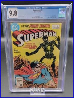 Superman #1 CGC 9.8. DC. 1987